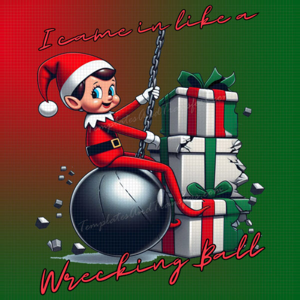 Boy Elf Wrecking Ball